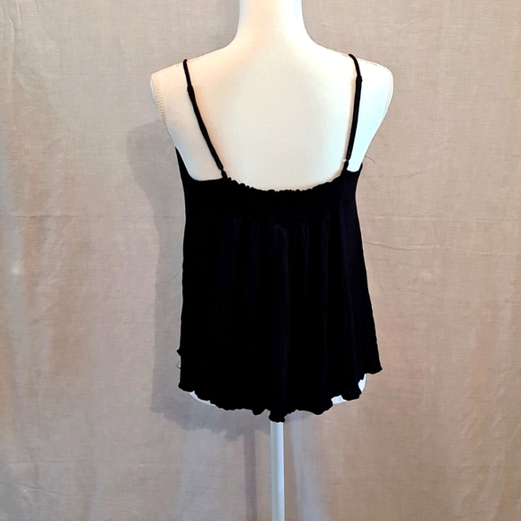 5/$15 EYESHADOW ladies top, Sz L, silver emblishment on bodice, Rayon - Picture 4 of 5